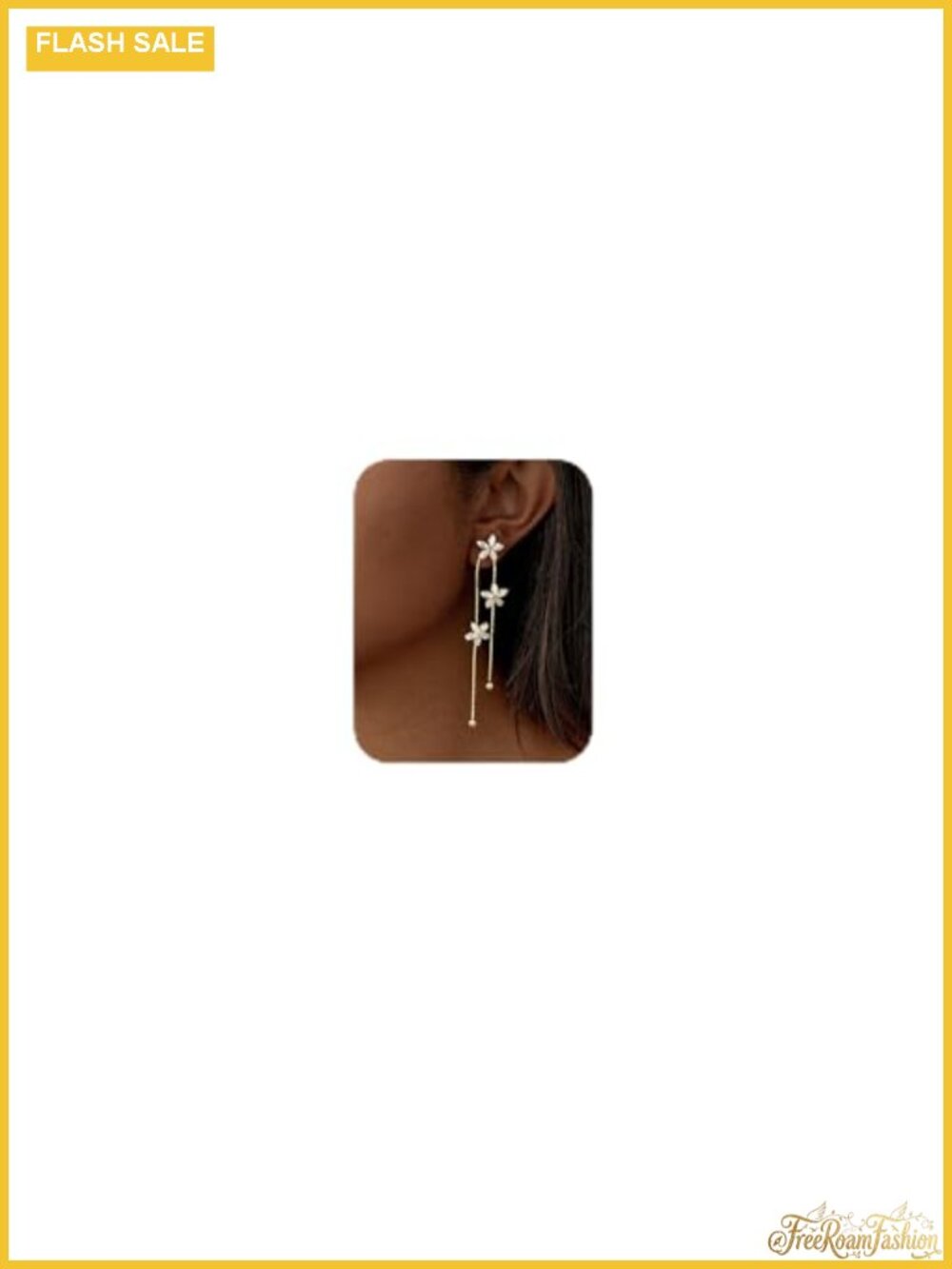 14K Gold Plated Drop Earrings CZ Dangle for Women Wedding Bridesmaid